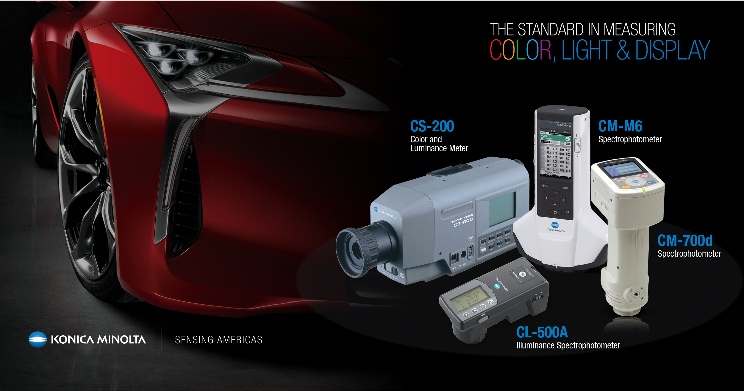 Automotive | Color & Light Control | Konica Minolta Sensing