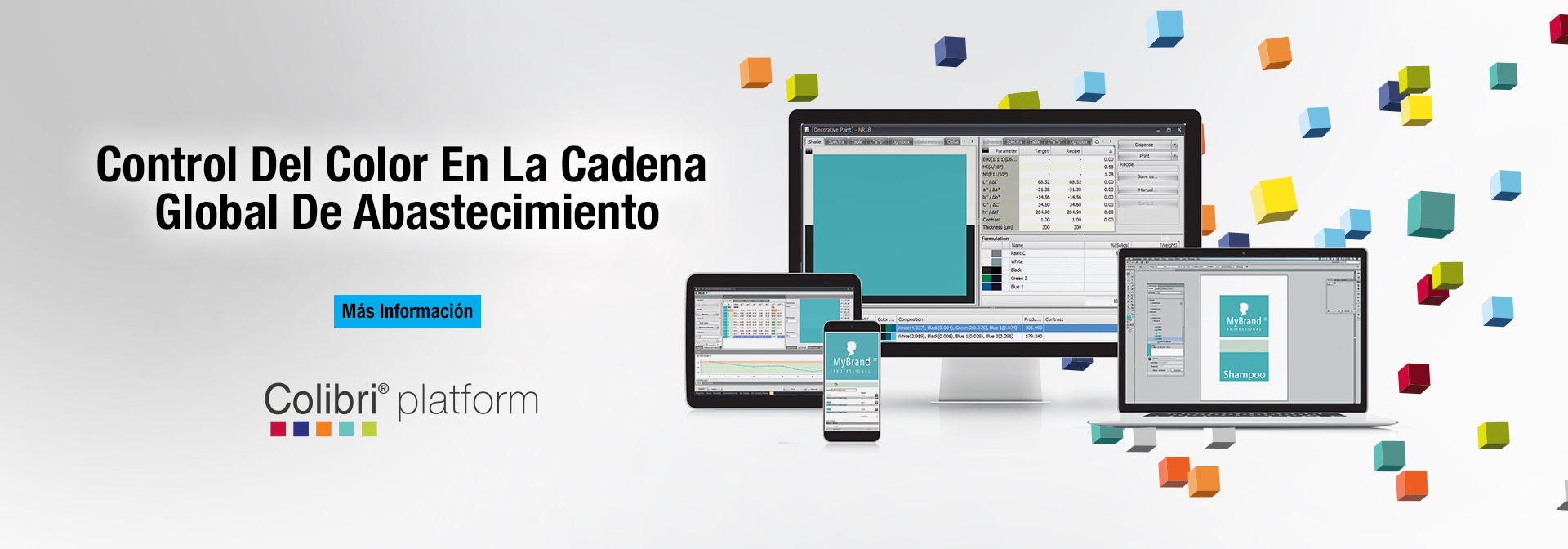 Software de igualación y control de calidad del color Colibri®