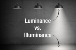 Luminance vs. Illuminance