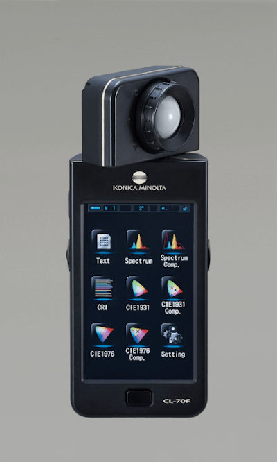 Magazijn Celsius Pornografie CL-70F CRI Illuminance Meter | Konica Minolta Sensing