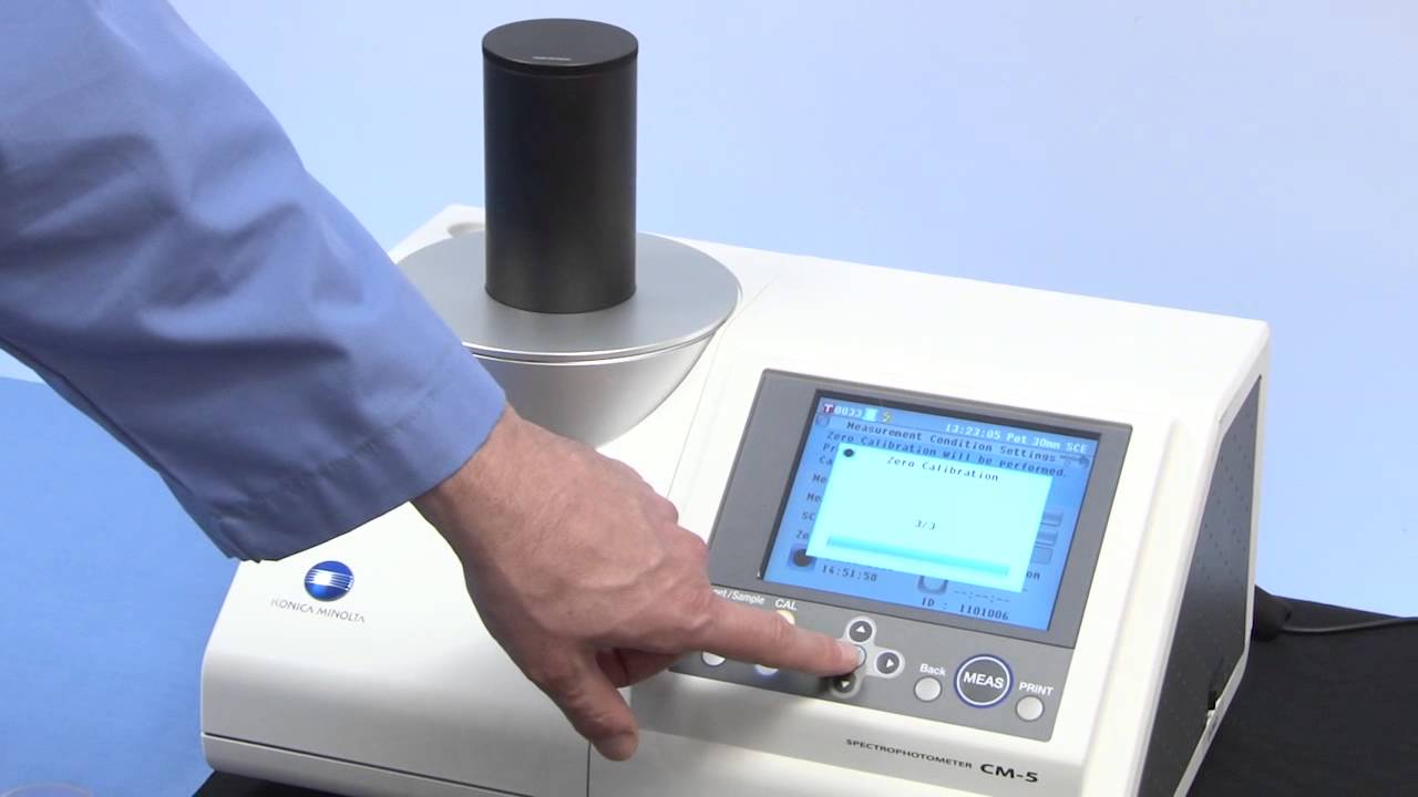 How does a spectrophotometer work? CM-5