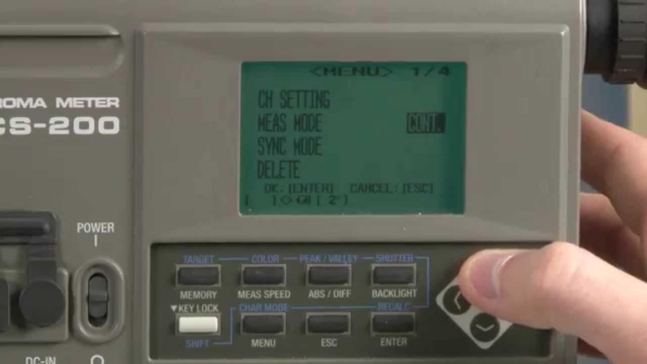 How to Measure Light with CS-200 Chroma Meter