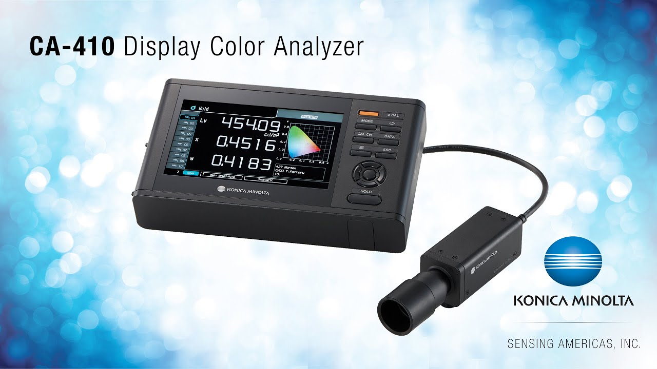 CA-410 for Display Calibration - Konica Minolta Sensing Americas